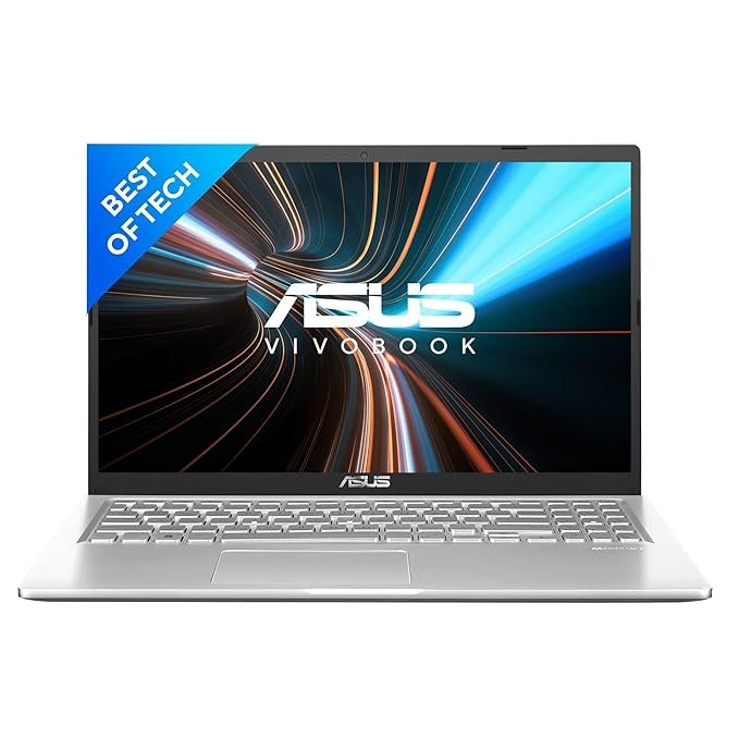 ASUS X515, 15.6″ FHD (1920 x 1080) 16:9, 60Hz 200nits, Intel Pentium Gold 7505, Thin & Light Laptop (8GB RAM/512GB SSD/Windows 11/Office Home/37WHr Battery/Transparent Silver/1.80 kg), X1500EA-EJ122WS