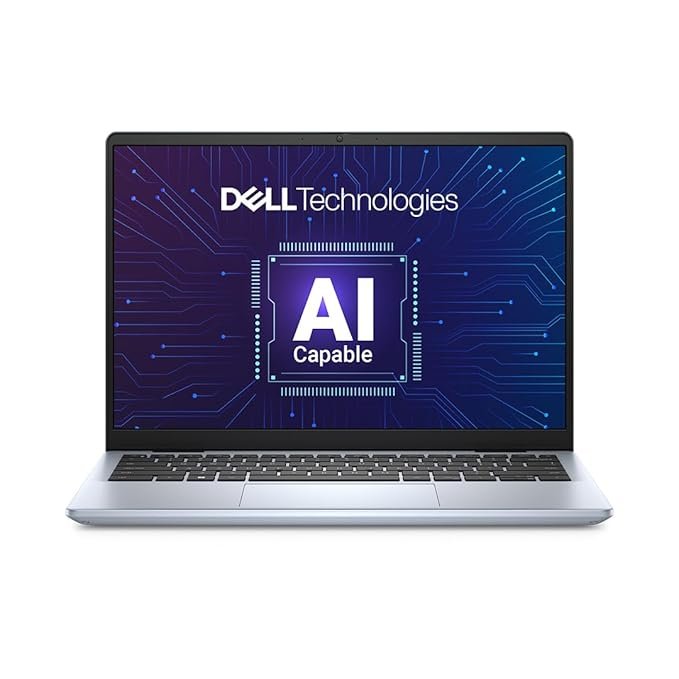 Dell Inspiron 7440 Thin & Light Laptop, Intel Core i7-13620H Processor, 16GB DDR5 + 512GB SSD, 14″ (35.52cm) FHD+ 250nits Display, Backlit KB + FPR, Win 11 + MSO’21, 15 Months McAfee, Ice Blue, 1.60kg