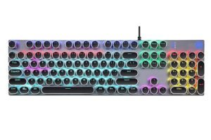 HP GK400Y Mechanical Gaming Keyboard/Light Sync Backlit/Auto-Sleep Mode/RGB Colour/Full-Size Mechanical Keyboard